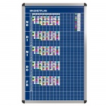 Klassen-Plantafel, 10 Stunden Mo-Fr, für 15 Klassen, 103x77 cm, 